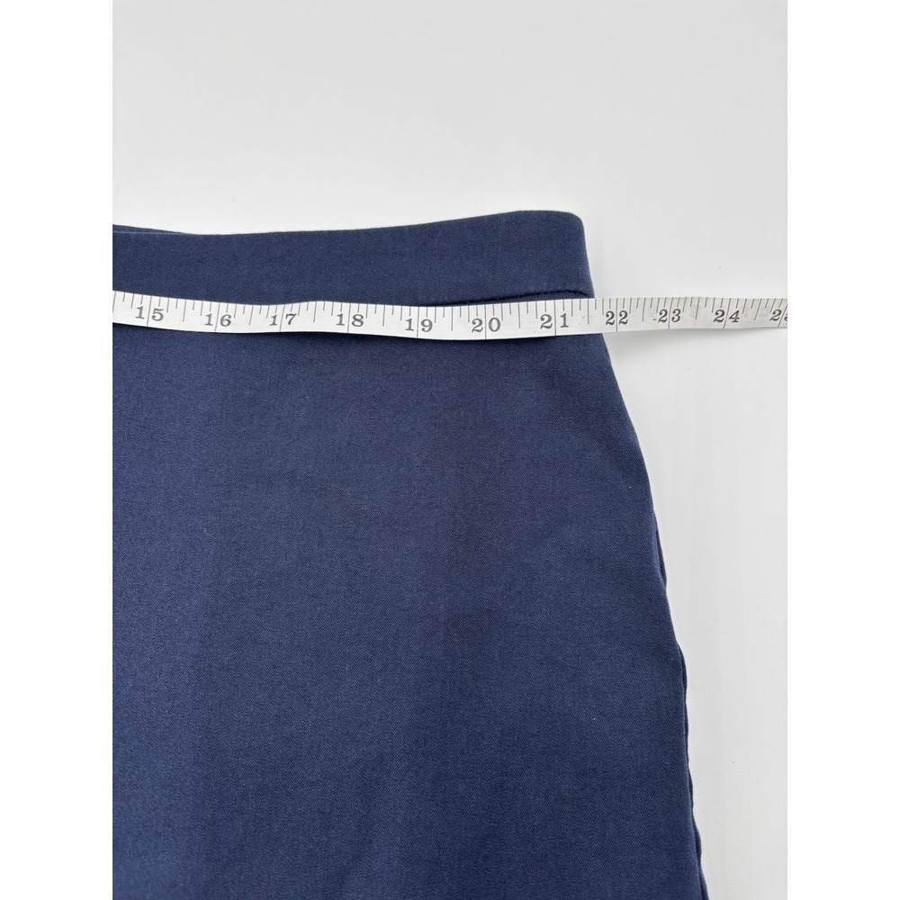 J Crew Skirt Womens 20 Navy Blue Stretch Pencil Straight Career Workwear NWOT - Picture 4 of 7